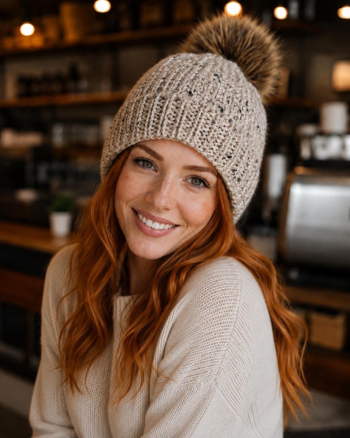 Easy Knit Beanie Pattern – Super Bulky Yarn, Dovette Design pattern preview.