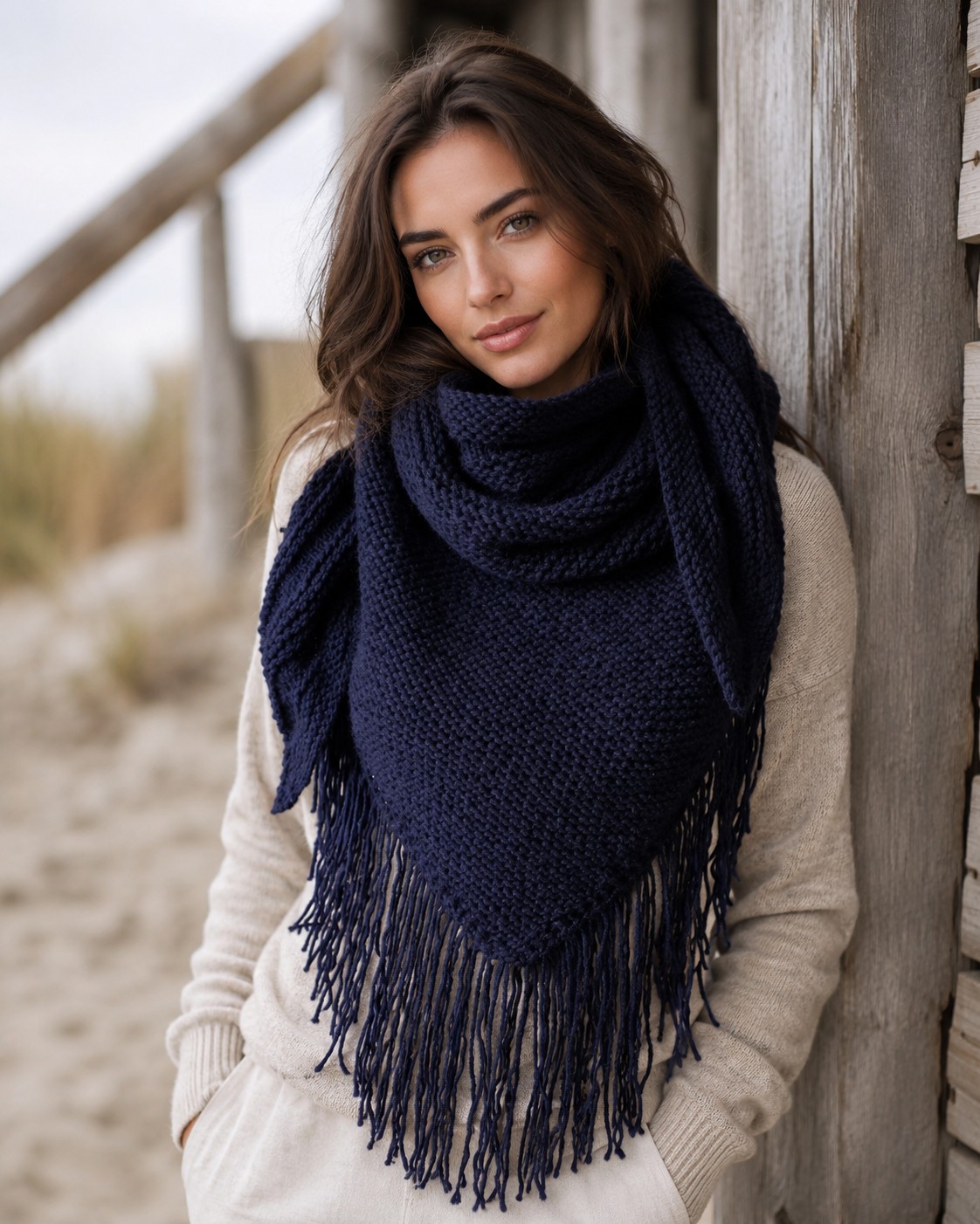 Ashland Scarf Knitting Pattern pattern preview.