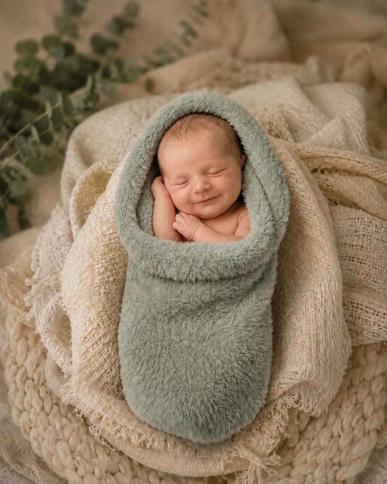 Blissful Baby Cocoon Knitting Pattern pattern preview.