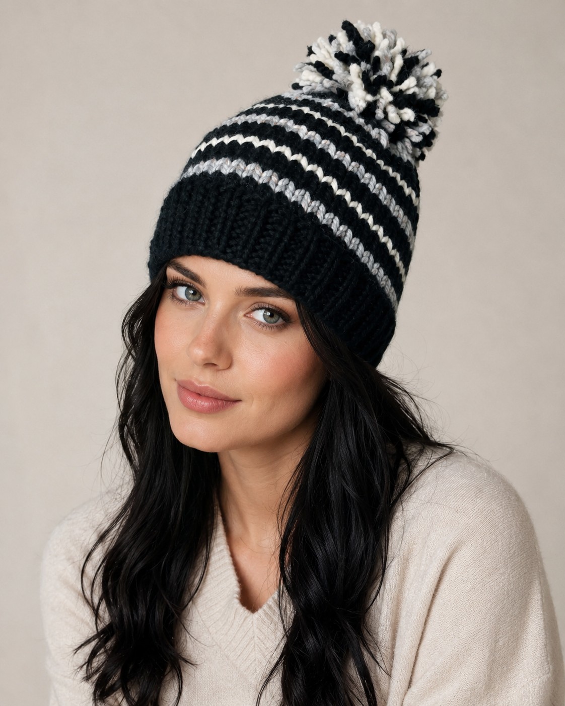 Colette Beanie Knitting Pattern pattern preview.