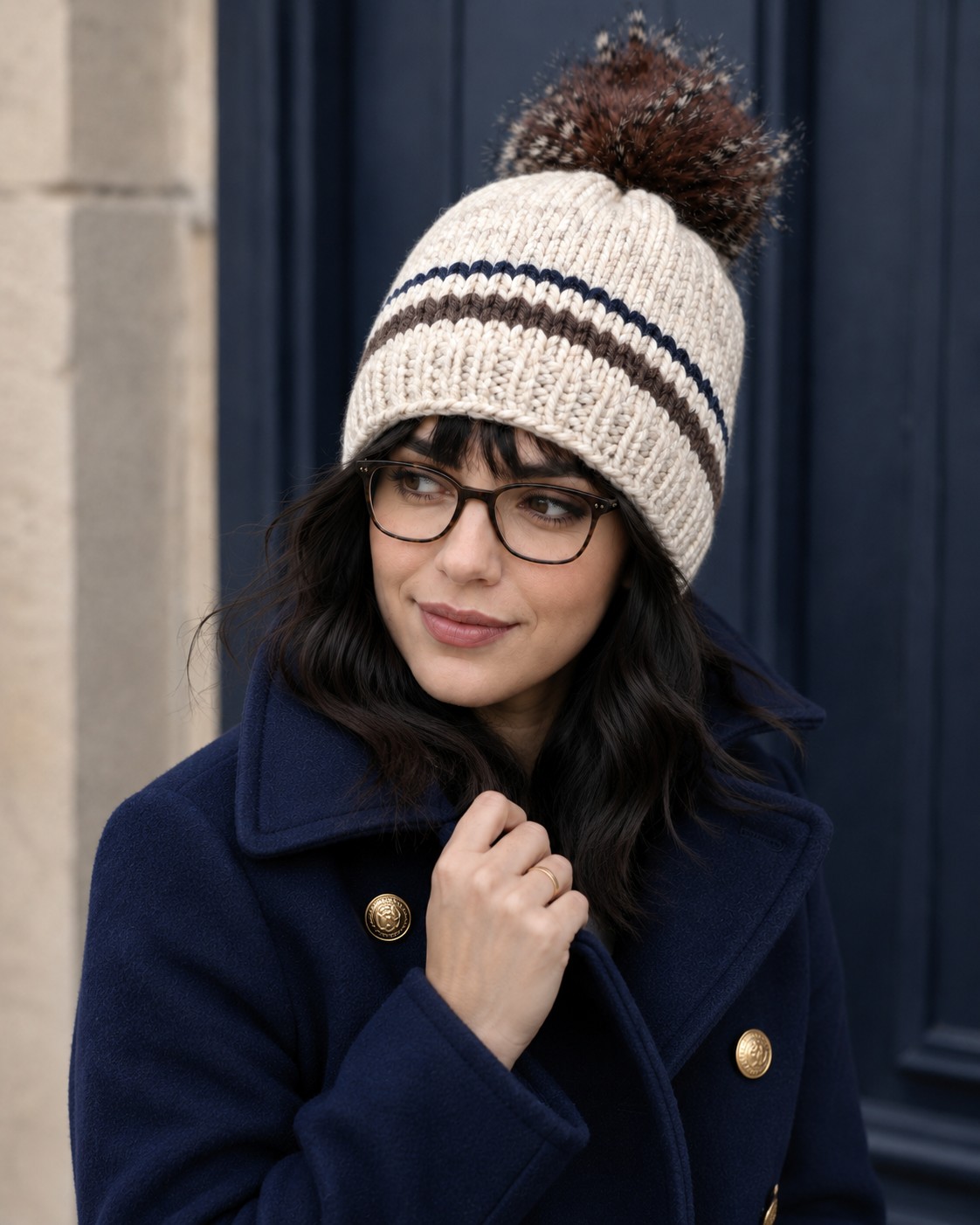 Edgewood Beanie Knitting Pattern pattern preview.