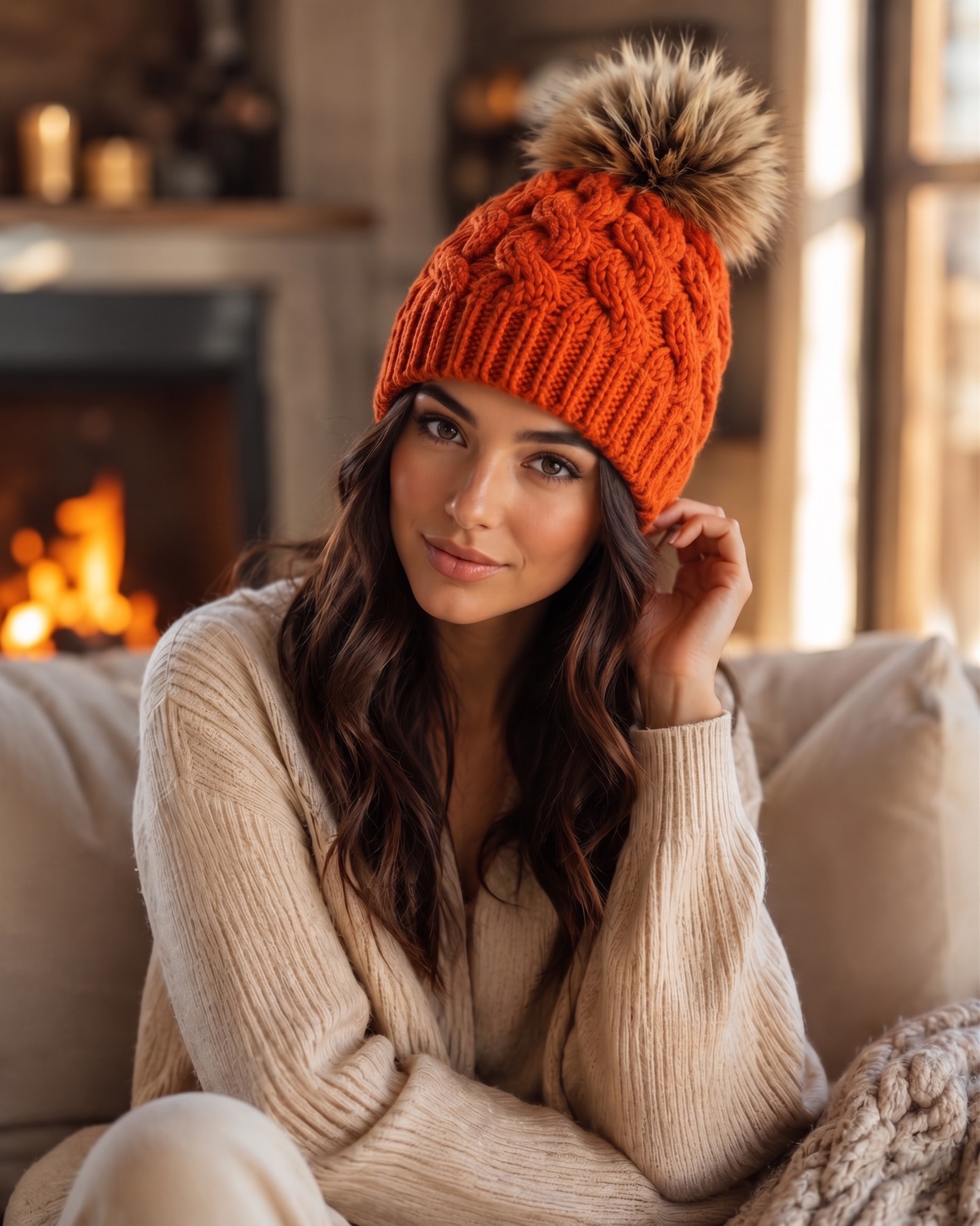Wrenynn Beanie Knitting Pattern pattern preview.